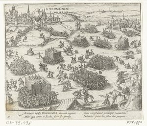 Roermond levado por Guilherme de Orange, 1572 de Anonymous