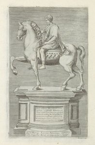 Ruiterstandbeeld van Marcus Aurelius
Escultor antieke em Roma (título da série)
Antiquarum statuarum urbis Romae quae in publicis locis visuntur icones (título da série) de Anonymous