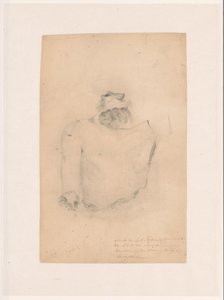 Esboço dos restos mortais de J.C.J. van Speyk de Anonymous