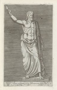 Sculptuur van Jupiter
Jovis em Capitolij fastigio estatística estátua de marmorea (título sobre o objecto)
Escultor antieke em Roma (título da série)
Antiquarum statuarum urbis Romae quae in publicis locis visuntur icones (título da série) de Anonymous