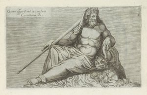 Sculptuur van Oceanus
Oceani effigies Romae in viridario Cesarinorum (título sobre o objecto)
Escultor antieke em Roma (título da série)
Antiquarum statuarum urbis Romae quae in publicis locis visuntur icones (título da série) de Anonymous