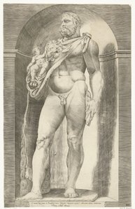 Estátua do imperador Commodus como Hércules,
Estátua de Hércules e Telephos de Anonymous