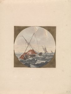 Baixar a vela
Navios no mar (série B) (título da série) de Anonymous