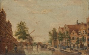 A Brouwersgracht em Amesterdão de Anonymous