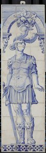 Foto de azulejo com um Herói Romano
Chaminé-pilar de 33 azulejos de Anonymous