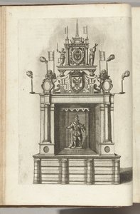 Palco com o Imperador Fernando I, 1594 de Anonymous