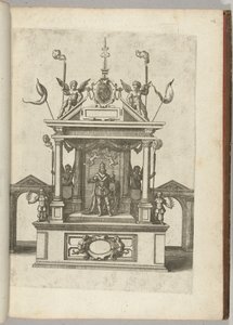 Cena com o imperador Rudolf II, 1594 de Anonymous