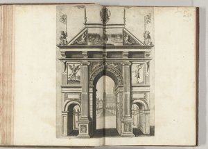 Portão Triunfal com a Garça, 1594 de Anonymous