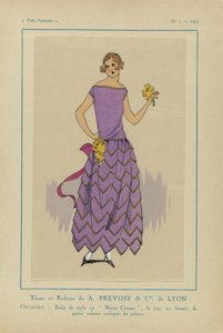 Très Parisien, 1923, No 1: Tecidos e Fitas por A. PREVOST.... de Anonymous