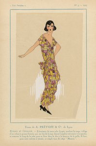 Muito parisiense, 1923, nº 3: Tecidos de A. PRÉVOST...Rubans de Grenade. de Anonymous