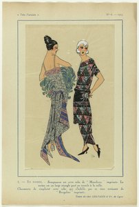 Très Parisien, 1923, No 6: 1 - NA EVENÇÃO. - Sumptuoso é este vestido... de Anonymous