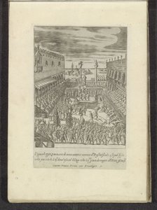 Viering van Vette Donderdag na Piazzetta te Venetië Scènes uit het Venetiaanse leven (título da série) Habiti d