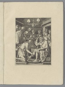 Lavagem dos pés de Pedro
A pequena Paixão (título da série)
Passio Christi Ab Alberto Durer Nurenburgensi Effigiata (título da série) de Anonymous