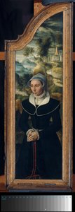 Asa de um Tríptico com o Retrato de Elisabeth Canneel de Anonymous