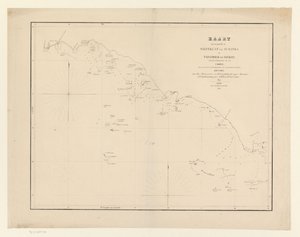 Mapa marítimo de parte da costa ocidental de Sumatra
Mapa marítimo de parte da costa ocidental de Sumatra de Tapanoely a Sinkel (título sobre o objecto) de Anonymous