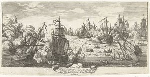 Zeeslag bij Beachy Head, 1690
Batalha naval contra os ingleses e holandeses em 10 de Julho de 1690 (título sobre o objecto) de Anonymous