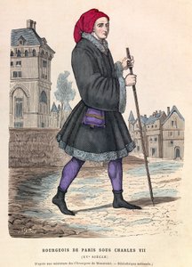 Um burguês de Paris sob o reinado do rei Carlos VII - Burguês parisiense do reinado de Carlos VII de Anonymous Anonymous