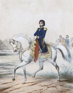 Abdulmecid Ier - Sultão Abduelmecid I (1823-1861) - Anónimo - 1853 - Litografia a cores - 37x27,4 - Colecção Privada de Anonymous Anonymous