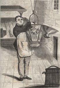 Anthelme Collet (1785-1840) na Bagne de Rochefort. Gravura em "Histoire des bagnes depuis leur création à nos jours" (1877) de Pierre Zaccone (1817-1895) (Colonia Penale - colônia penal). Colecção privada. de Anonymous Anonymous