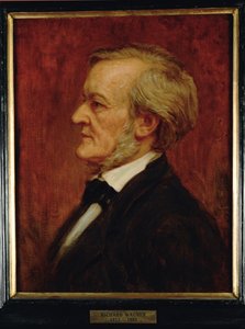 O compositor Richard Wagner ... (pintura sobre tela) de Anonymous Anonymous