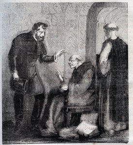 Diogo Inacio de Pina Manique (1733 -1805) Magistrado Português Ele ataca a gravura freemonry portuguesa de 1879 em "História dos Segredos, Política e Sociedades Religiosas" de Pierre Zaccone (1817-1895) de Anonymous Anonymous
