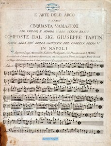 Frontispício da partitura de L