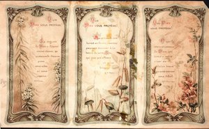 Deus te proteja Orações. Imagem piedosa. Cartão postal. O início do século XX. Coleção Privada. de Anonymous Anonymous