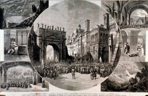 Ilustração para Francesca da Rimini, ópera de Ambroise Thomas de Anonymous Anonymous