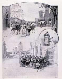Ilustração para a ópera La cortigiana de Antonio Scontrino, apresentada em Milão em 1896 de Anonymous Anonymous