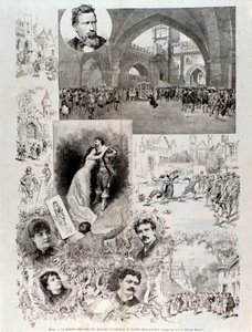 Ilustrações para Marion Delorme, ópera de Ponchielli, no teatro alla Scala de Anonymous Anonymous