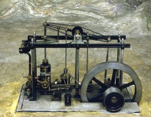 James Watt Steam Machine, Museu de Ciência e Tecnologia, Milão. de Anonymous Anonymous
