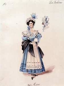 Mimi, personagem da ópera La boheme de Puccini de Anonymous Anonymous