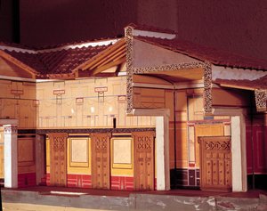 Miniatura da Casa do Poeta Trágico em Pompéia. de Anonymous Anonymous