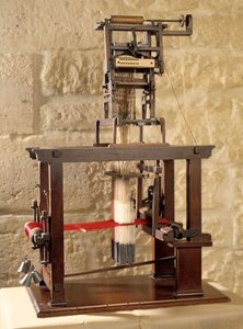 Modelo de um Jacquard metier de tecelagem de Anonymous Anonymous
