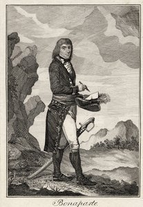 Napoleon Bonaparte - Anónimo - 1797 - Gravura em cobre - 16,2x11,1 - Colecção Privada de Anonymous Anonymous