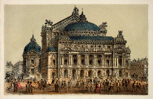 Paris, em 1874: A nova Ópera (Opera garnier), Colecção Privada de Anonymous Anonymous