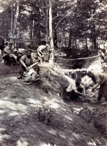 Fotografia de um álbum pessoal de um tenente de infantaria durante os primeiros meses da Primeira Guerra Mundial (1ª, Iere de Anonymous Anonymous