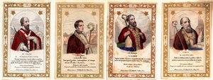 Imagem penetrante: "A Eveque de Santa Vigília de Trento (Vigilio di Trento), a Eveque de Santa Eloi de Noyon (Sant