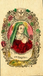 Imagem piedosa: Santa Eugênia de Roma (estampa epinal) de Anonymous Anonymous