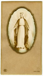 Imagem piedosa: A Virgem Maria (imprimir) de Anonymous Anonymous