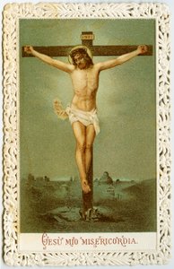 Imagem piedosa: a crucificação (imprimir) de Anonymous Anonymous