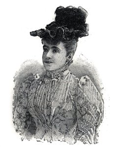 Retrato de Adelina Patti (1843-1919), cantora italiana. Gravação em "Le Petro Parisien". de Anonymous Anonymous