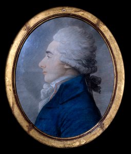 Retrato de Alexandre Conde de Lameth (1760-1829), general e político francês durante a Revolução Francesa, irmão de Carlos e de Theodore Anonymous pintura do século XVIII de Anonymous Anonymous