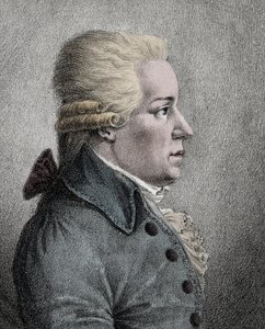 Retrato de Carl (Karl) Ditters von Dittersdorf (1739-1799), compositor austríaco - Retrato de August Carl Ditters von Dittersdorf (1739-1799), compositor e violinista austríaco de Anonymous Anonymous