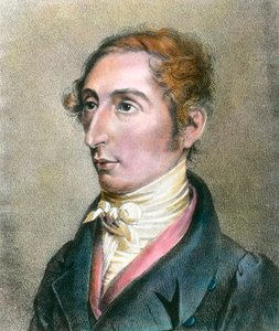 Retrato de Carl (Karl) Maria Von Weber (1786-1826) Compositor alemão Gravura do século XIX Coleção particular de Anonymous Anonymous