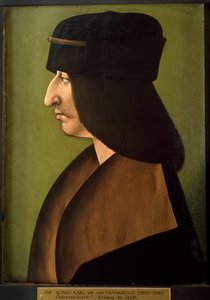 Retrato de Carlos VIII da França (pintura) de Anonymous Anonymous