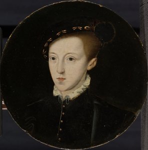 Retrato de Eduardo VI, c.1550 (óleo sobre painel) de Anonymous Anonymous