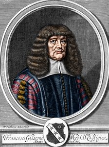 Retrato de Francis Glisson (1599-1677) Médico britânico, anatomista. de Anonymous Anonymous