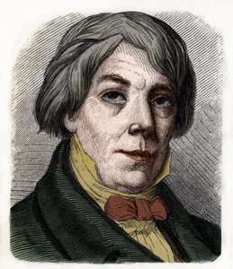 Retrato de Franz Xaver Peter Joseph Schnyder von Wartensee, compositor e pedagogo suíço (1786-1868). Gravura de 1855. de Anonymous Anonymous