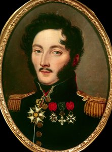 Retrato do General Barão Gourgaud (1783-1852), pintura anónima. Colecção privada do século XIX de Anonymous Anonymous